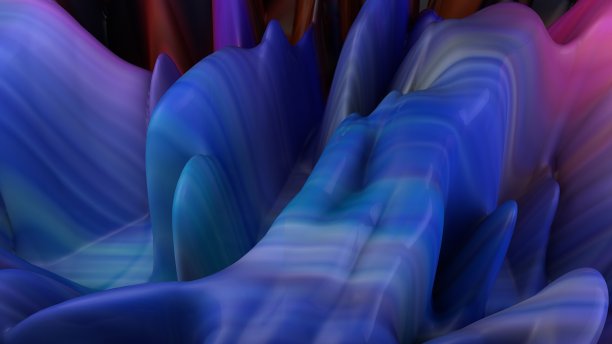 多色抽象背景3d插图图片下载