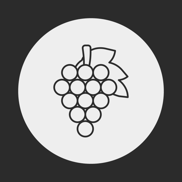 水果葡萄系列图标图片下载