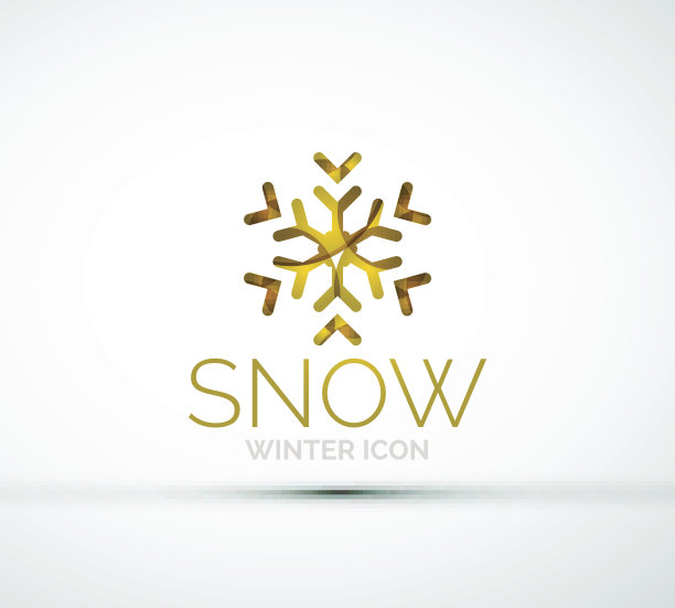 圣诞雪花图标设计图片下载