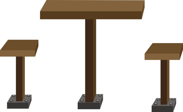 桌子和椅子在咖啡馆。酒吧、餐厅、咖啡厅的室内经典家具。矢量插图。图片下载