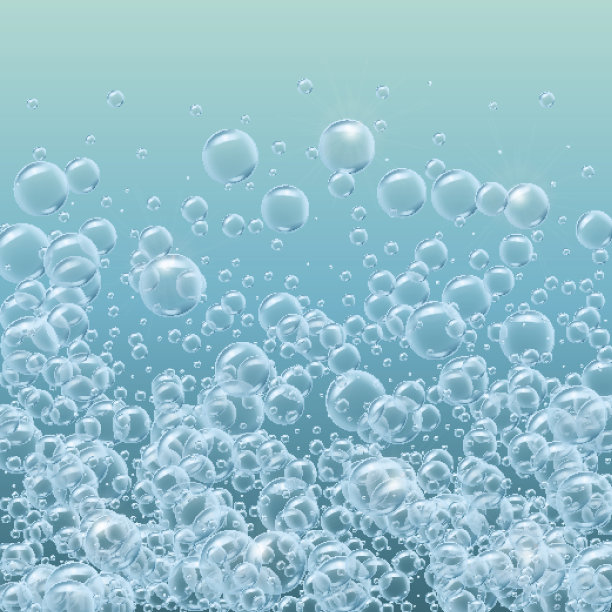 真实的水泡背景图片下载