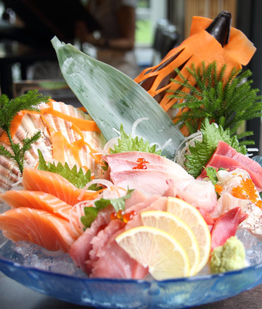 生海鲜生鱼片套装图片下载
