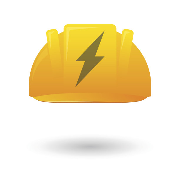 有闪电的工作头盔图片下载