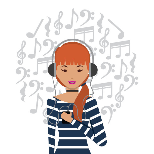 卡通女人图标图片下载