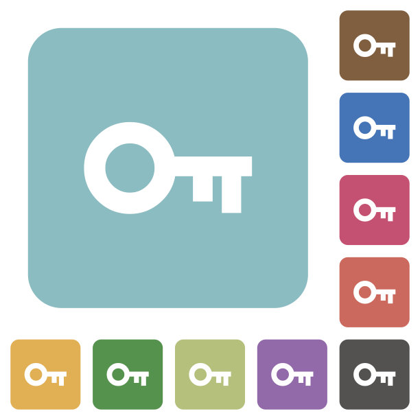 单调的旧按键图标图片下载