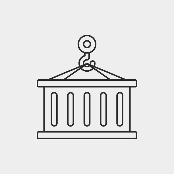 物流货运线条图标图片下载