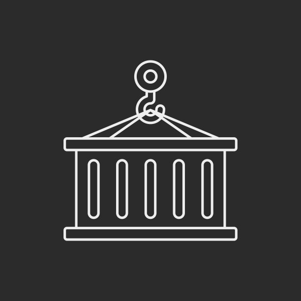 物流货运线条图标图片下载