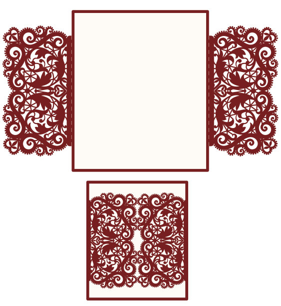 布局的婚礼邀请图片下载