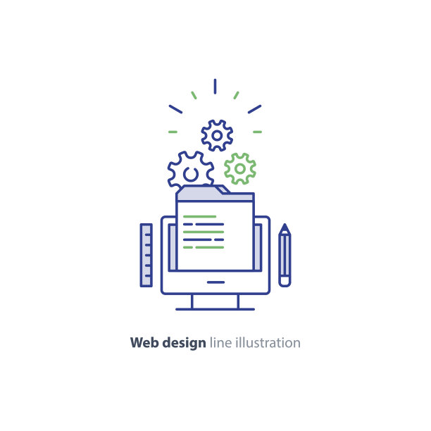 网站设计概念，计算机软件开发，网站维护和管理图片下载