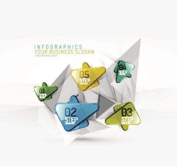 向量新鲜商业抽象信息图表图片下载