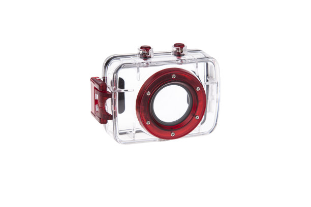 水下塑料防水壳的行动相机图片下载