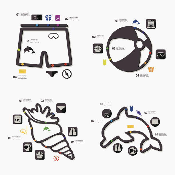 旅游信息图图片下载