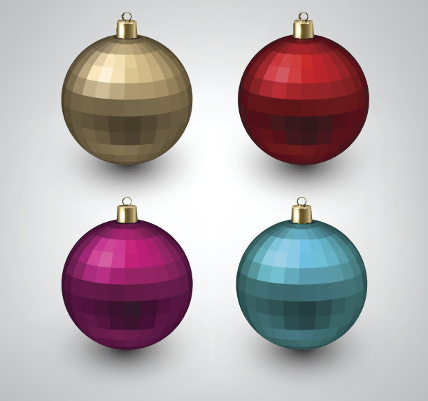 圣诞球。图片下载