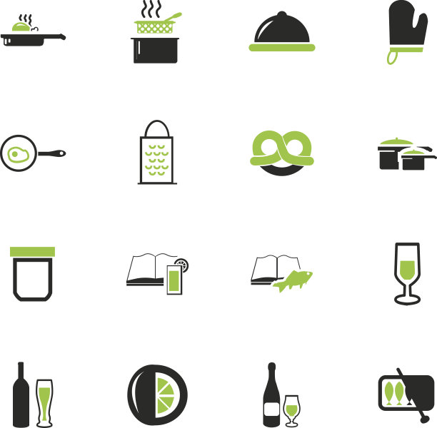 食物和厨房图标集图片下载