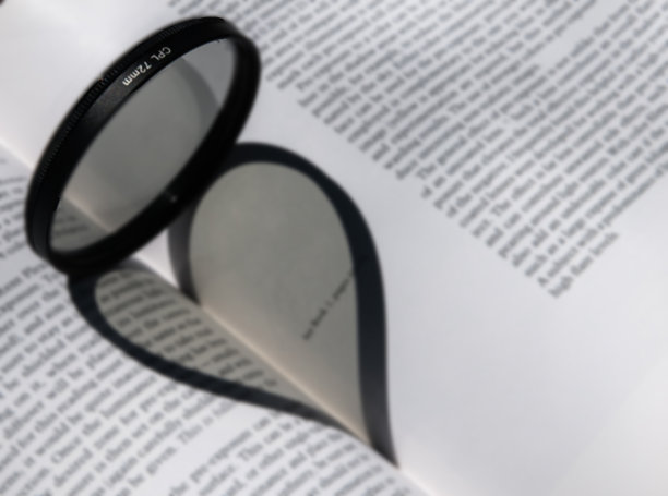 镜头滤出心形阴影图片下载