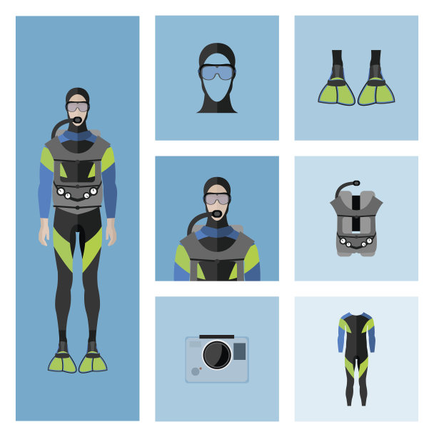 扁平风格人物图标图片下载