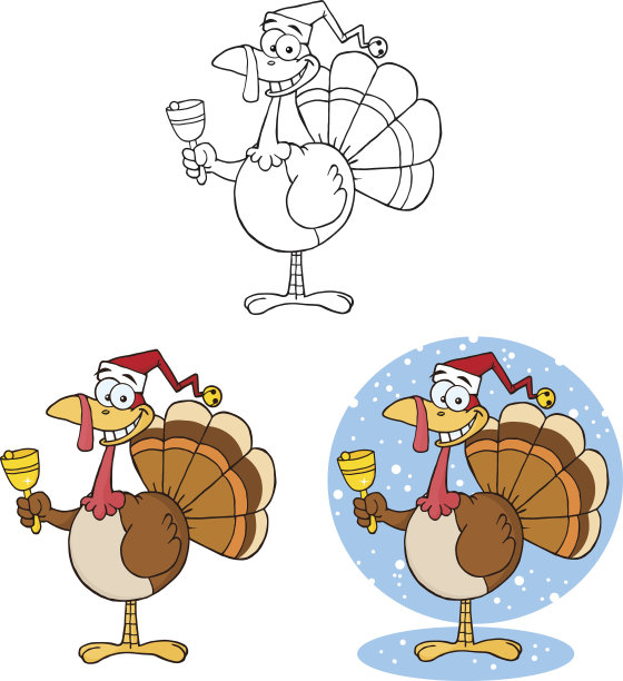 圣诞火鸡系列图片下载