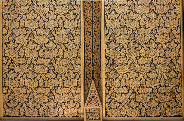 泰国传统古玩门。图片下载