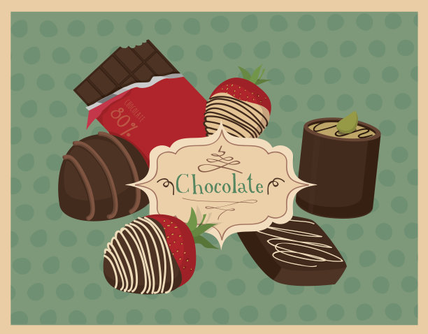 各种各样的巧克力糖果图片下载