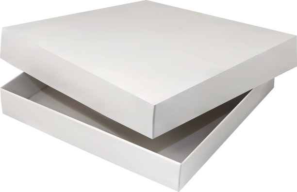 白色背景上的矢量盒图片下载