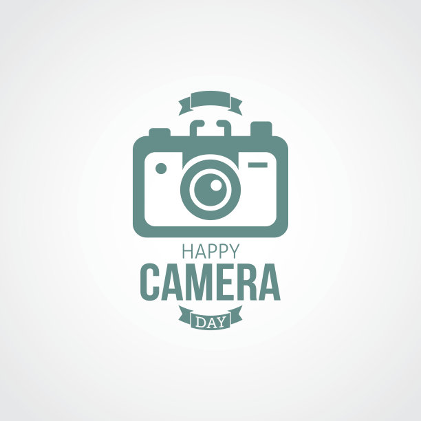 快乐的相机日向量插图图片下载