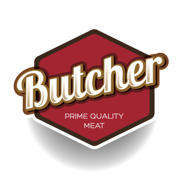 肉店设计元素，标签或徽章图片下载