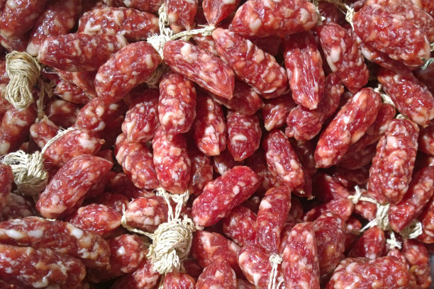 中国的香肠。图片下载