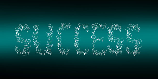 灯泡成功背景图片下载