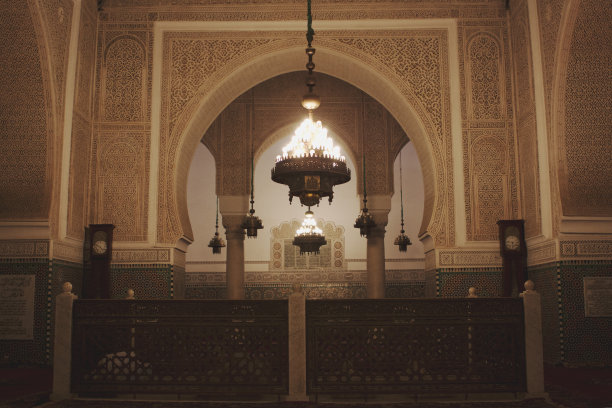 穆莱伊斯梅尔陵墓，在梅克内斯，摩洛哥图片下载