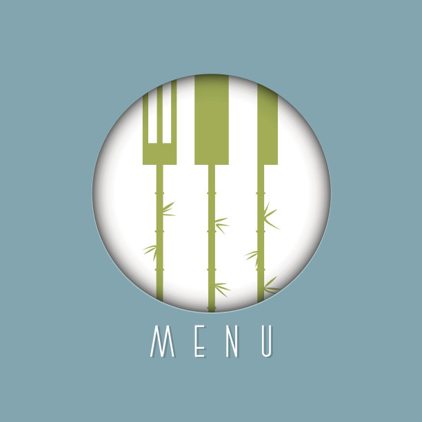 时尚的餐厅菜单设计在亚洲风格-变化6图片下载