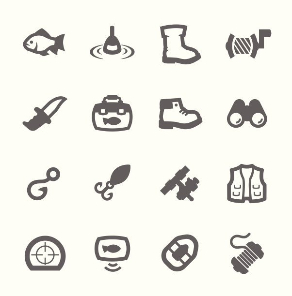 钓鱼的图标图片下载