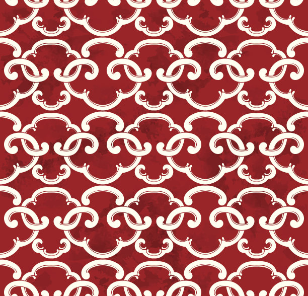 无缝中国背景东方螺旋交叉几何框架图片下载