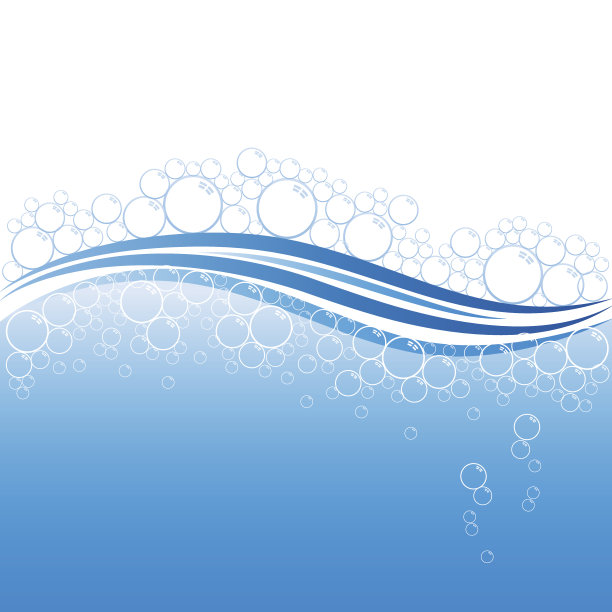 矢量洗涤背景，水和肥皂图片下载