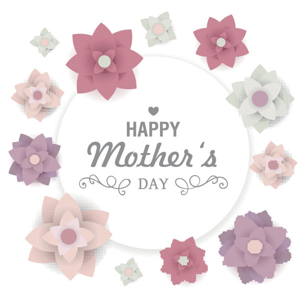 母亲节贺卡设计快乐图片下载