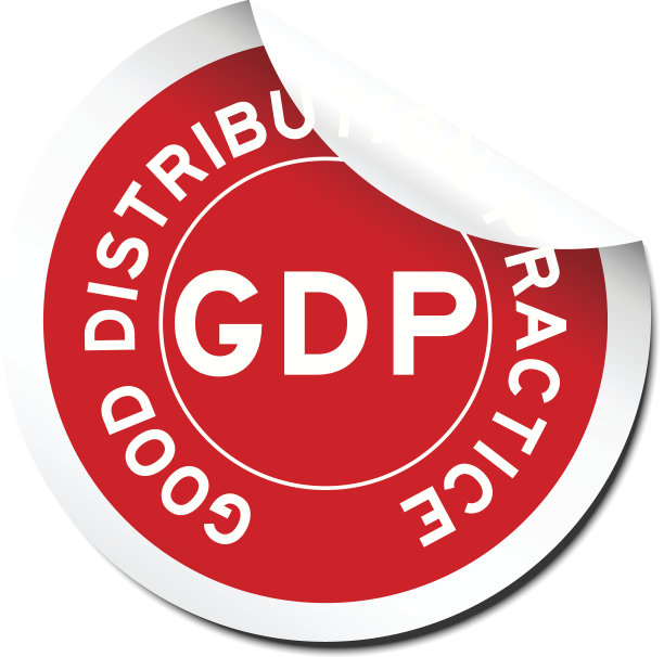 白色背景上的红色GDP(良好的分配习惯)贴纸图片下载