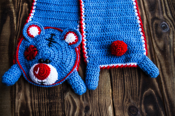 手工帽子泰迪熊图片下载