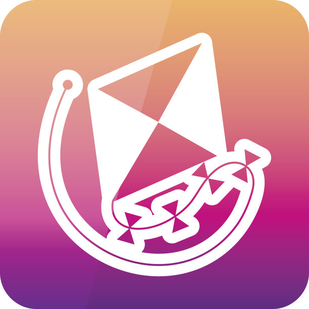 风筝轮廓图标。夏天。假期图片下载