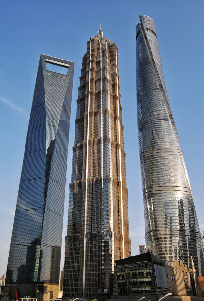 陆家嘴的摩天大楼、上海图片下载