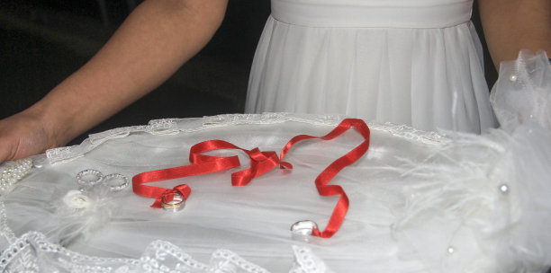 新娘和新郎订婚戒指仪式图片下载