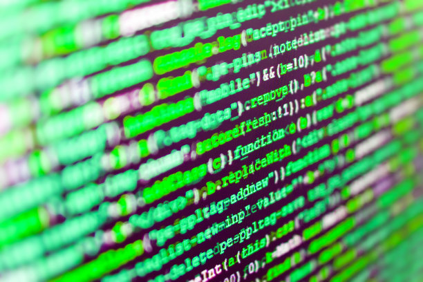 网站编程，源代码特写。图片下载