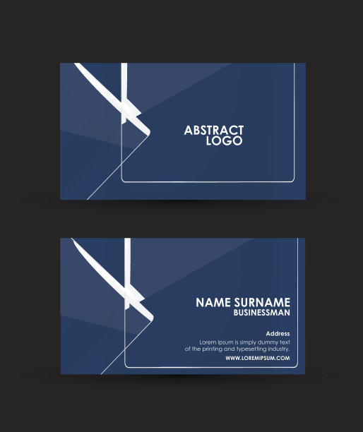 透明透明的玻璃框架名片矢量设计模板。图片下载