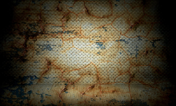 带有金属图案背景的街头垃圾墙。数码背景的工作室摄影师。图片下载