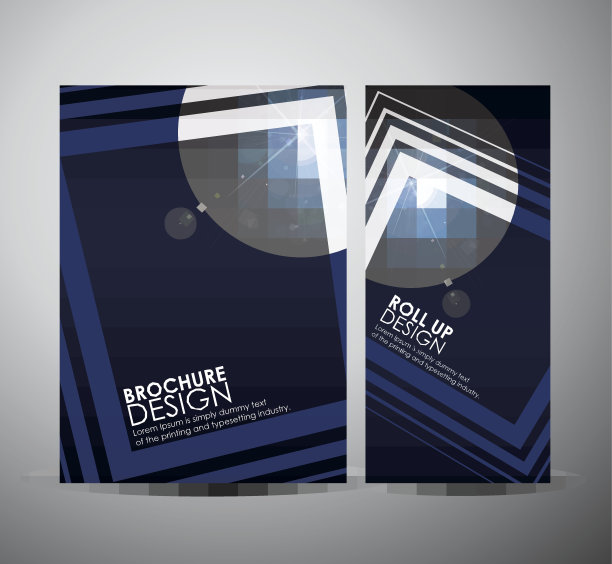 抽象方框背景宣传册业务或卷起来。图片下载