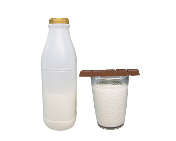 牛奶和巧克力分离图片下载