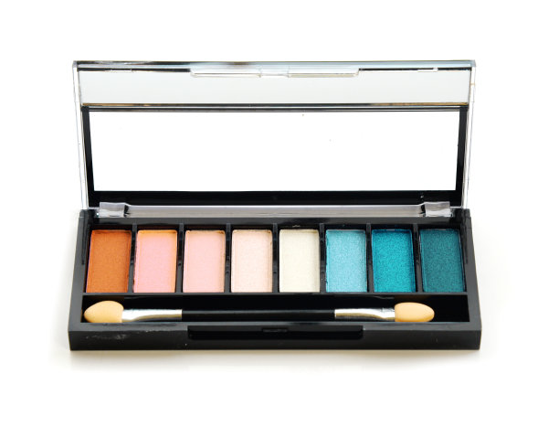 调色板的顶视图组成隔离。图片下载