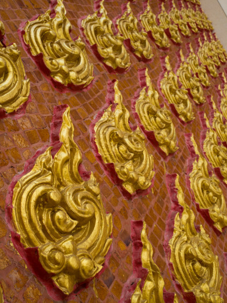 泰国传统的灰泥。图片下载