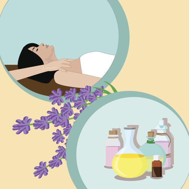 水疗程序的概念图片下载