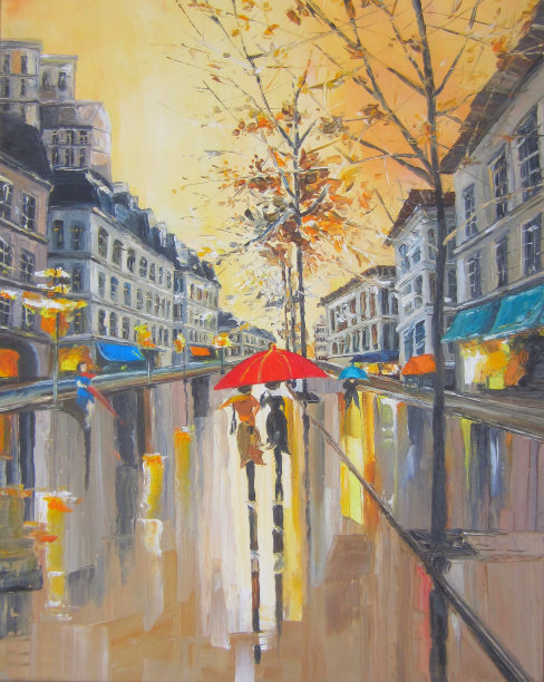 波士顿的雨图片下载