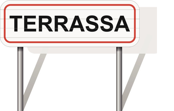 欢迎来到特拉萨西班牙路牌向量图片下载