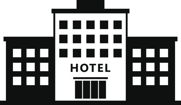 酒店矢量图标图片下载